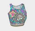 ABOA NOUVEAU PURPLE CROPPED TANK