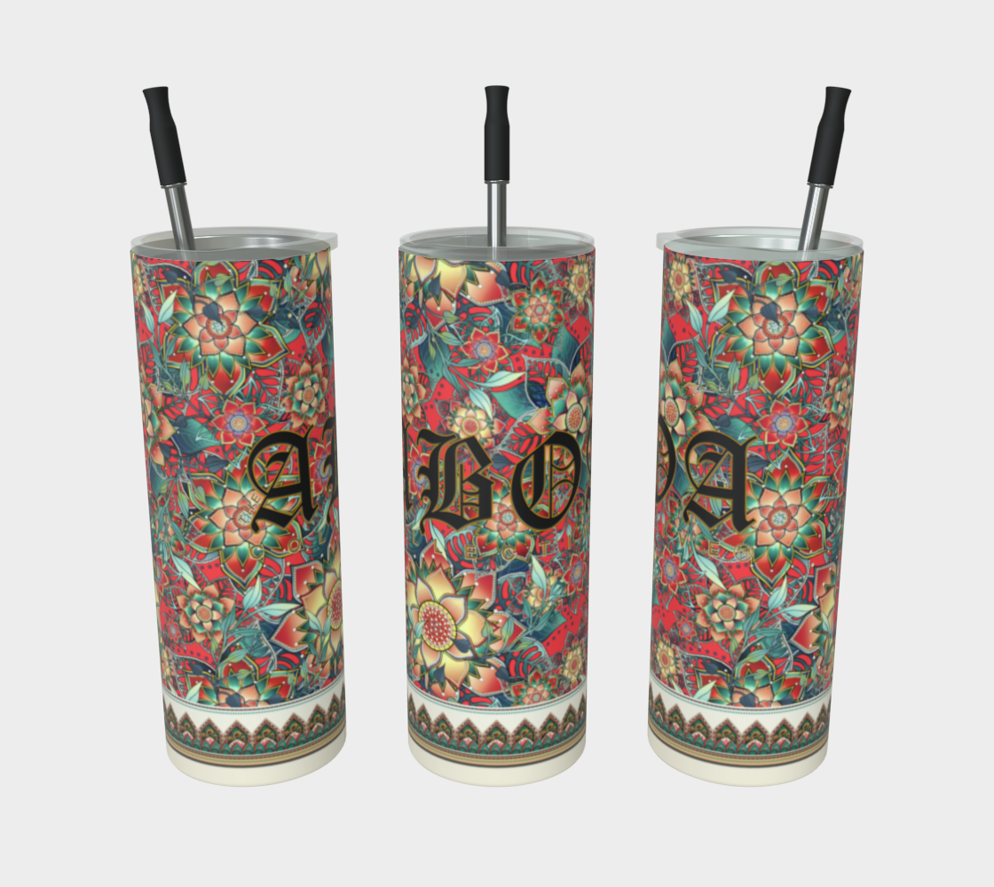 ABOA RED TUMBLER