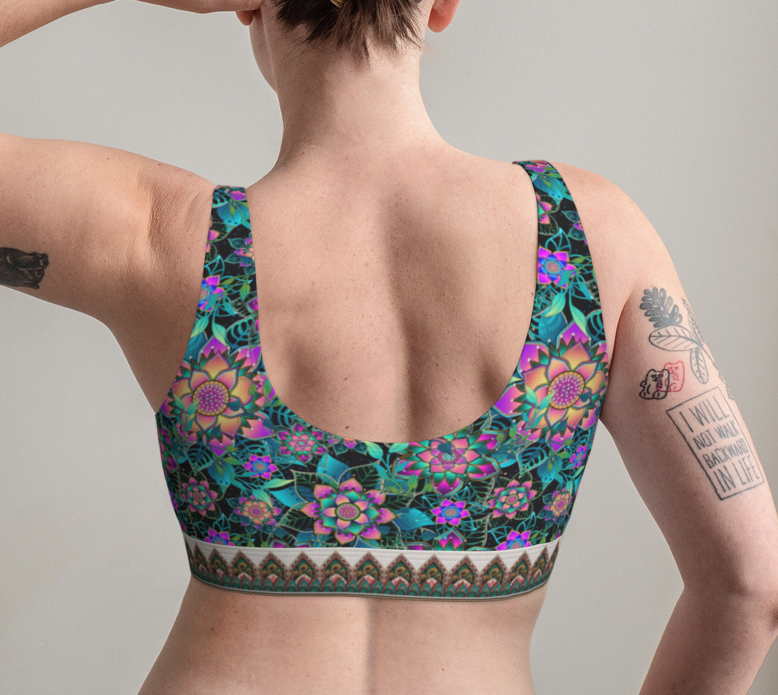 BLACK TROPICAL ORIGINAL BRALETTE