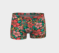 PALE GOLD HIBISCUS SHORTS