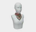 PALE GOLD HIBISCUS SCARF