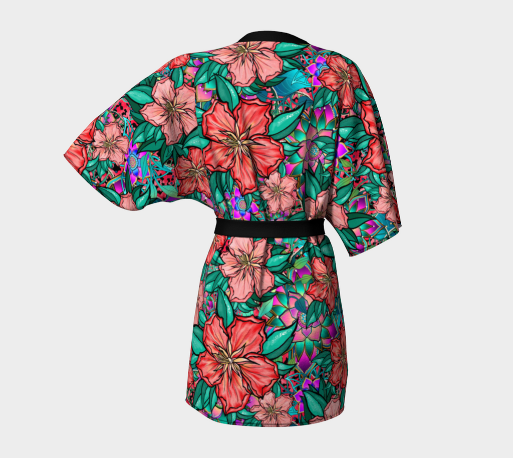 HIBSCUS PURPLE KIMONO