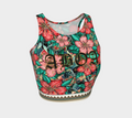 BUTTERFLY FREEDOM CROPPED TANK