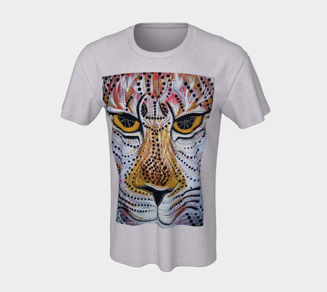 t-shirt, tees, lifestyle apparel, casual, fitness, activewear, fashion art, contemporary art, animal art, jaguar, big cats, lion, tiger, tribal