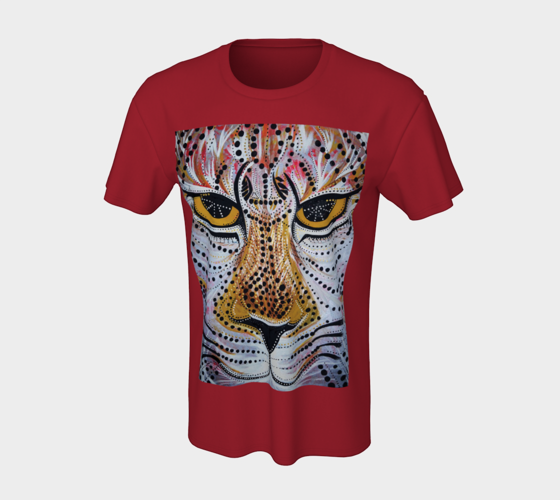 t-shirt, tees, lifestyle apparel, casual, fitness, activewear, fashion art, contemporary art, animal art, jaguar, big cats, lion, tiger, tribal