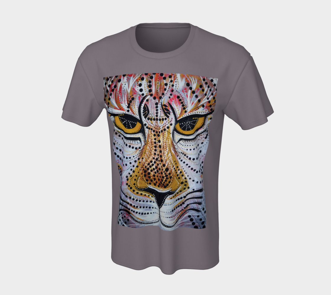 t-shirt, tees, lifestyle apparel, casual, fitness, activewear, fashion art, contemporary art, animal art, jaguar, big cats, lion, tiger, tribal