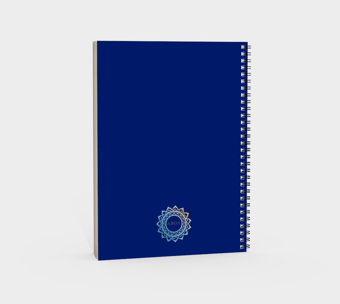 notebook, notepad, journal, artsy, self love, manifestations, self healing, writing, peacock, blue