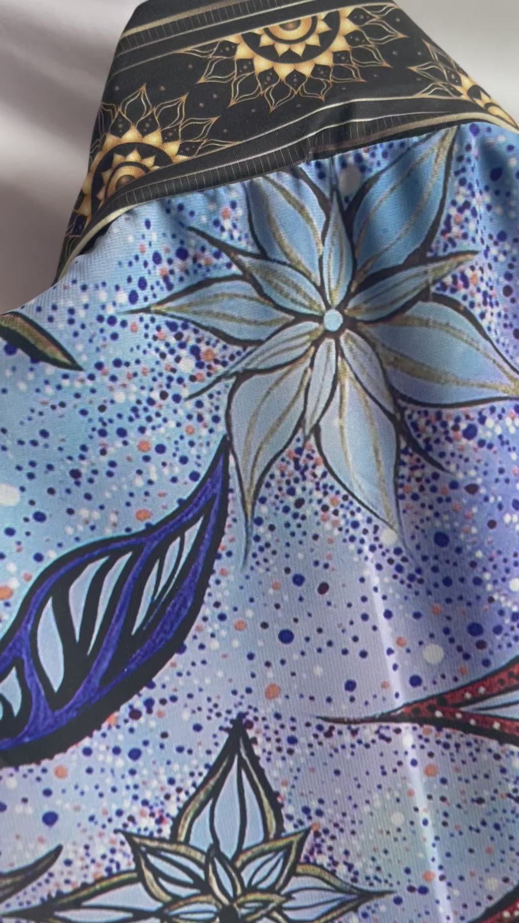 robe, vest, cover up, summer wear, beachwear, casual wear, evening wear, hand made, fashion art, bespoke fashion, elephant, mandala