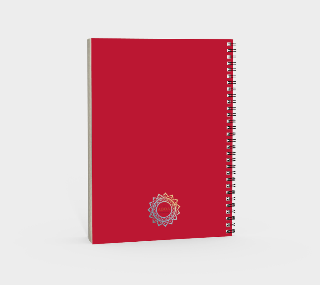 notebook, notepad, journal, artsy, self love, manifestations, self healing, writing, lion, mandala