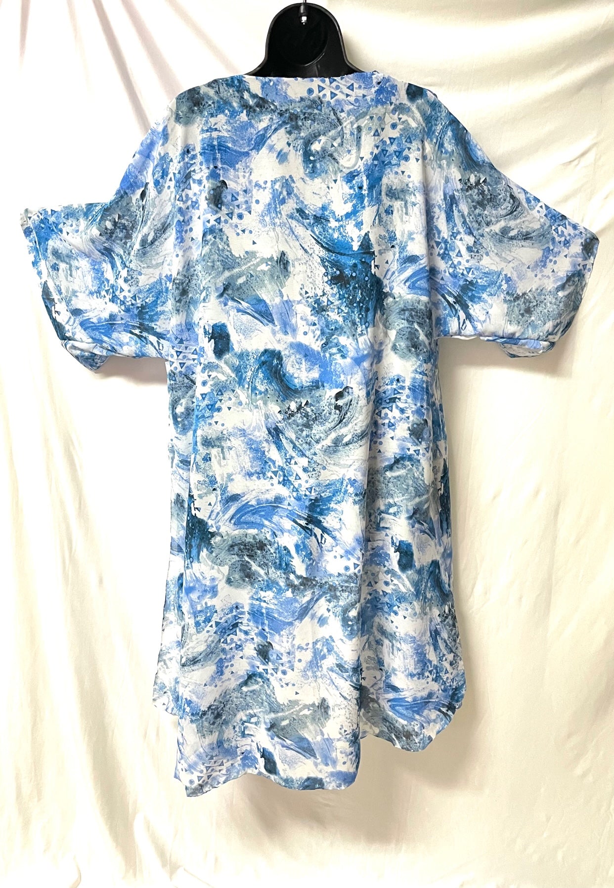 Blue, robe, robe style, kimono style, semi sheer, summer style, summer fashion, women fashion, boho, boho style, boho chic