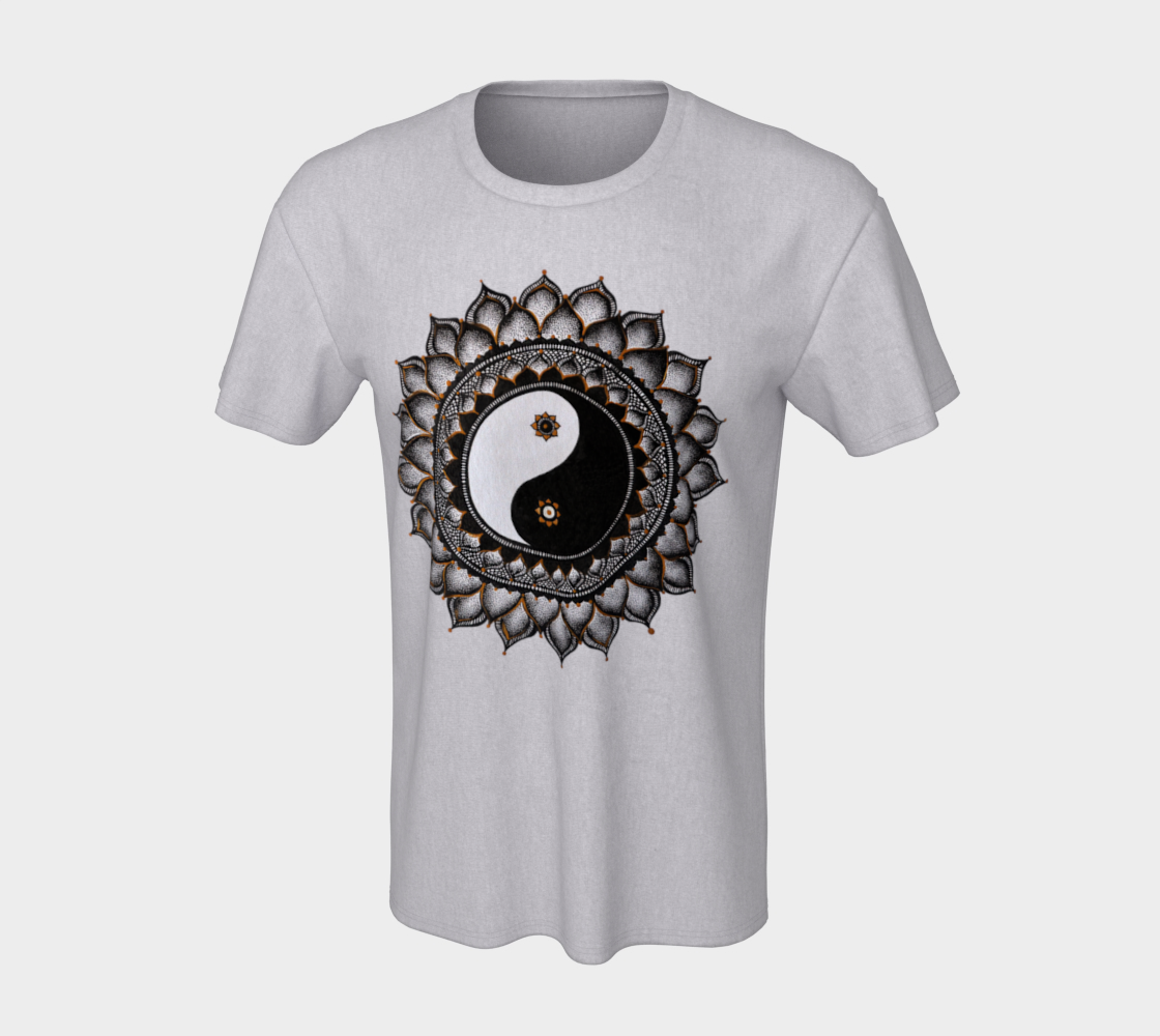 yin yang, yoga, mandala, t-shirt, tees, fall fashion, comfy, casual, fashion art, unisex