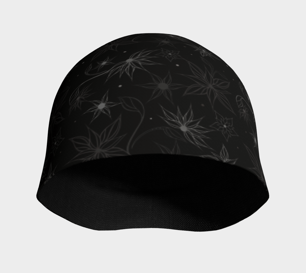 toque, beanie, winter hat, winter wear, floral, warm, comfy, fashion art, trend, unisex