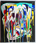 Abstract art, abstract expressionism, drip, wall art, fine art, contemporary art, art gallery, art collector