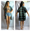 elephant, animal art, robe, lounge wear, evening, casual wear, beach wear, summer wear, summer style, handmade, fashion art