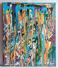 Abstract art, abstract expressionism, drip, painting, contemporary art, fine art, canvas, wall art, wall decor, art collector, colours