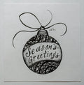 Season’s greetings, holiday, ornament, mandala art, sacred geometry, black and white, stipple, pointillism, dot work, ink art, contemporary art, wall art, decor, art gallery 