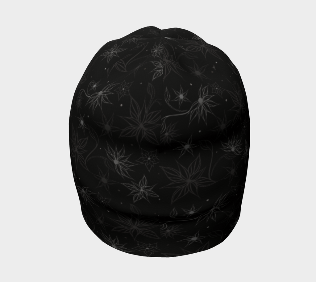 toque, beanie, winter hat, winter wear, floral, warm, comfy, fashion art, trend, unisex