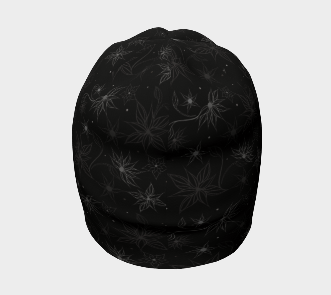 toque, beanie, winter hat, winter wear, floral, warm, comfy, fashion art, trend, unisex