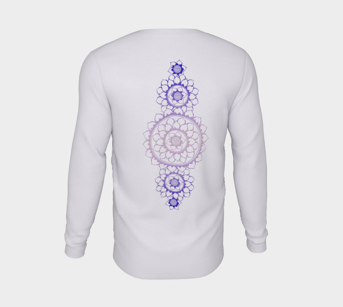 elephant, animals, purple, mandala, crew neck, long sleeve, sweater, fall fashion, winter wear, fashion art, unisex