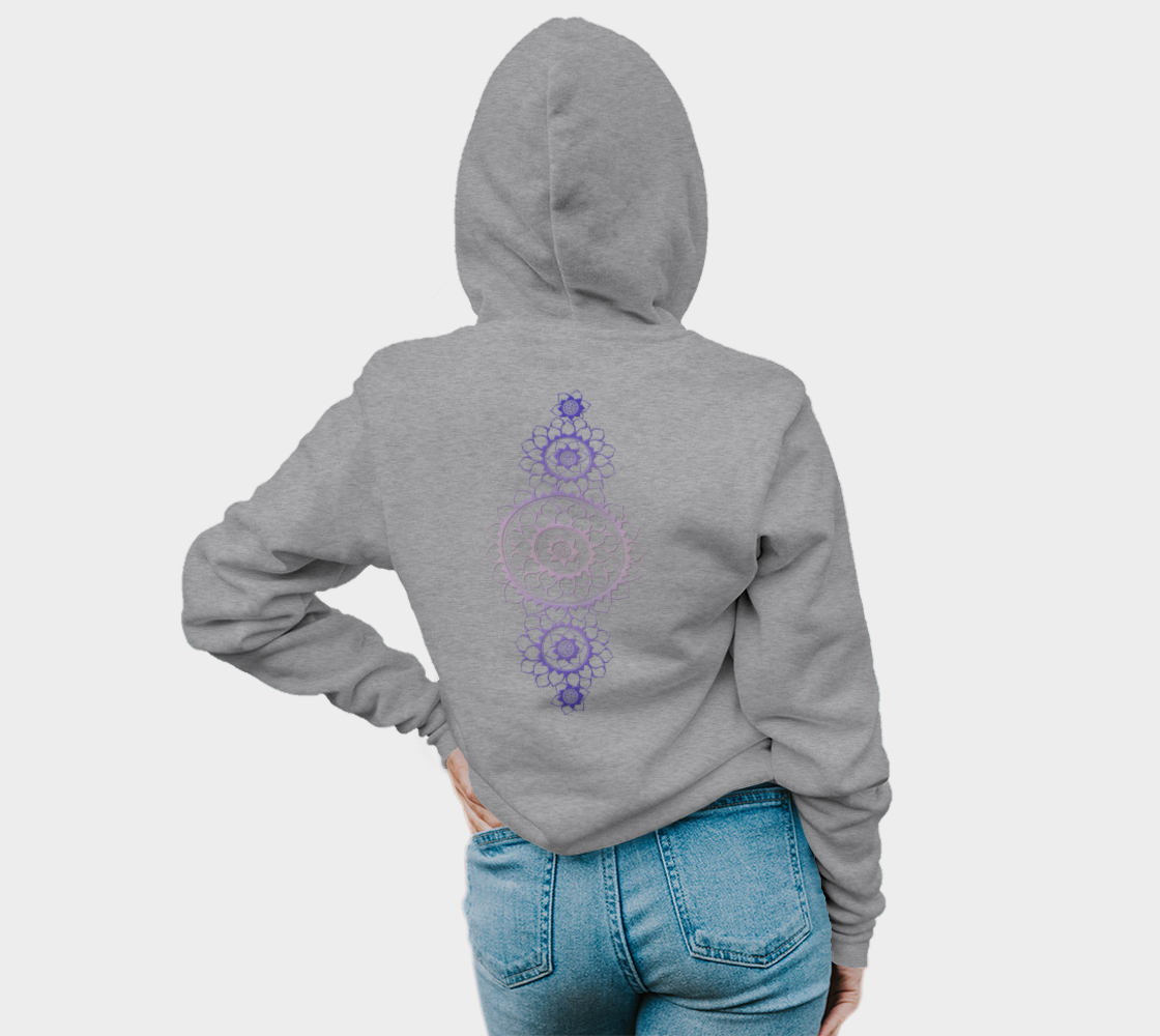 elephant, animals, purple, mandala, hoodie, fleece, sweater, fall fashion, winter wear, fashion art, unisex