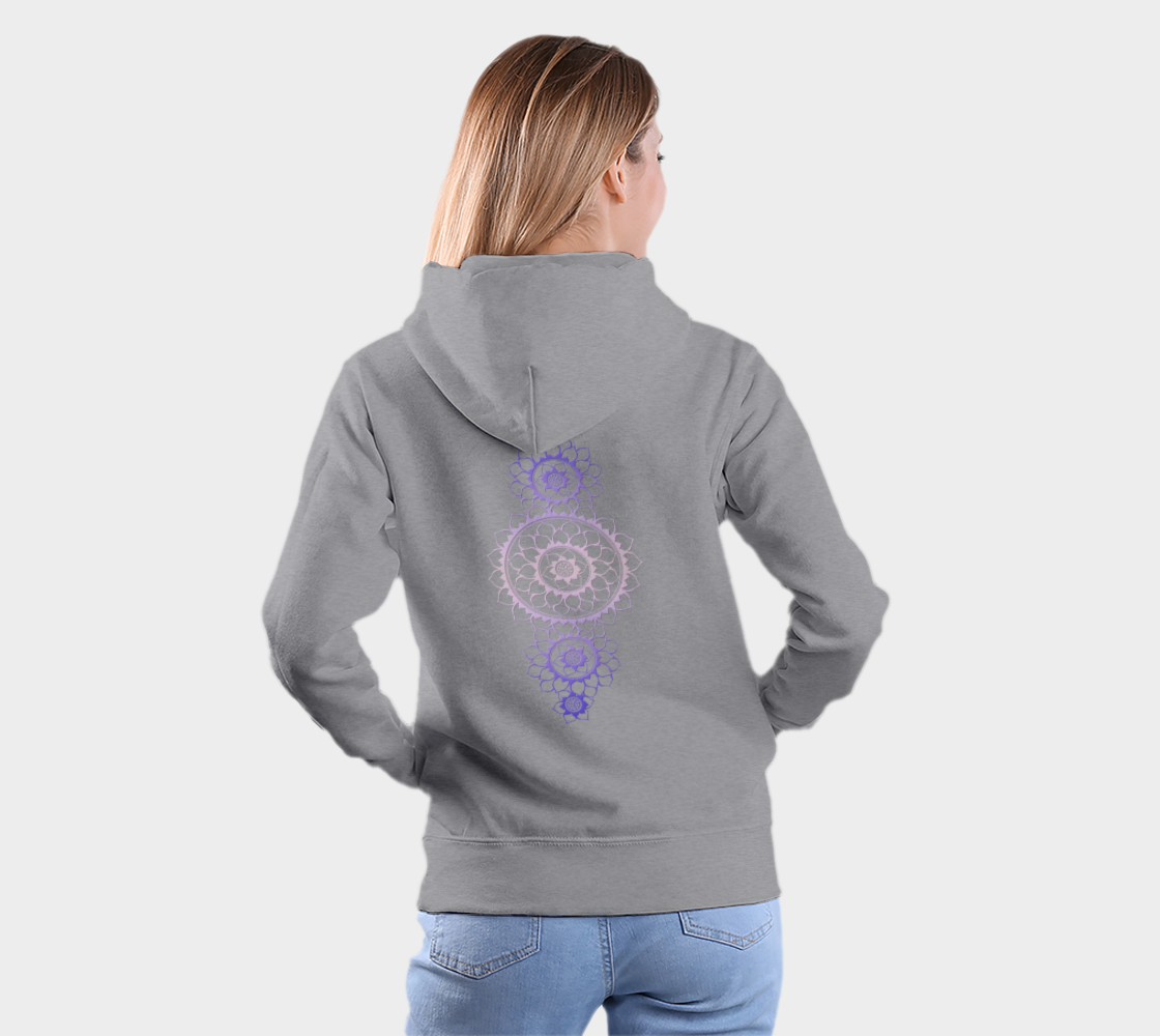 elephant, animals, purple, mandala, hoodie, fleece, sweater, fall fashion, winter wear, fashion art, unisex