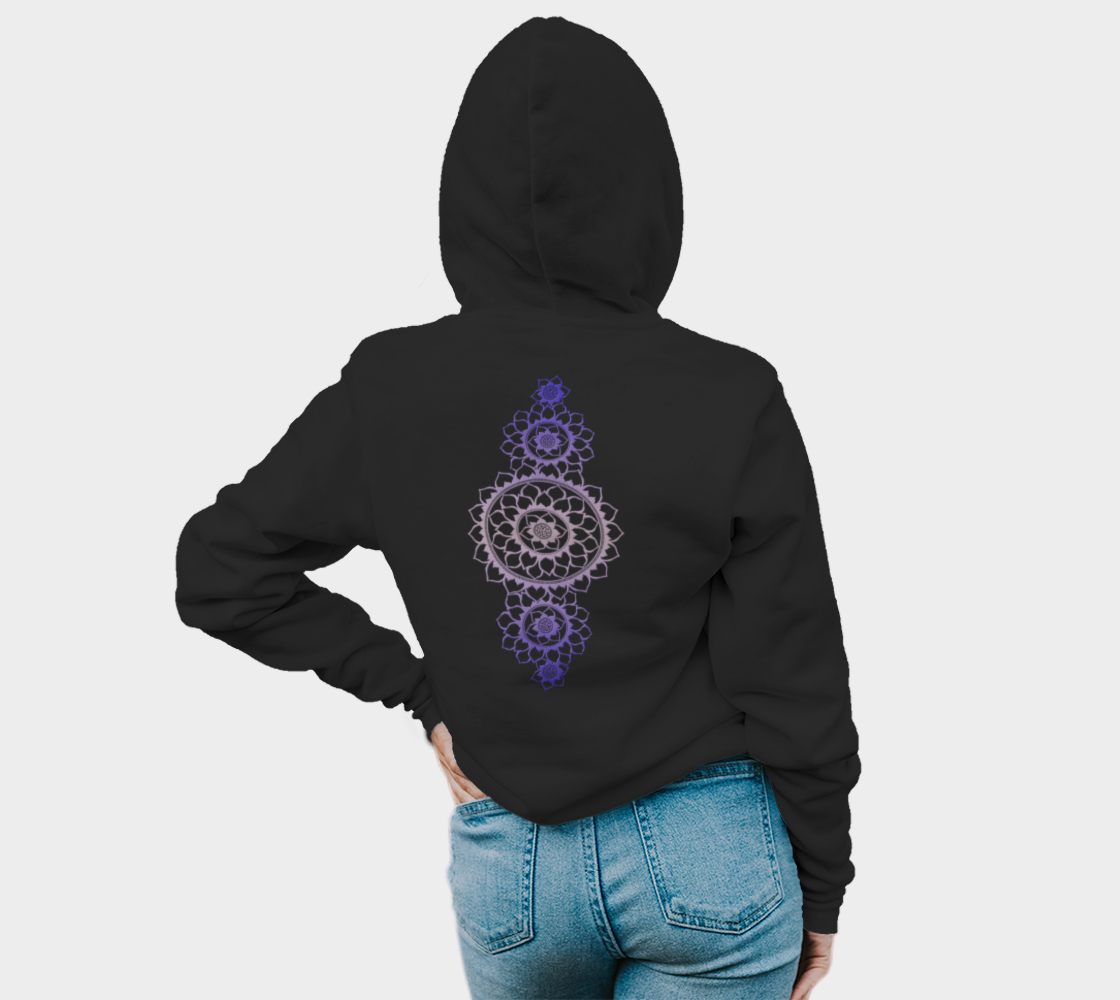 elephant, animals, purple, mandala, hoodie, fleece, sweater, fall fashion, winter wear, fashion art, unisex