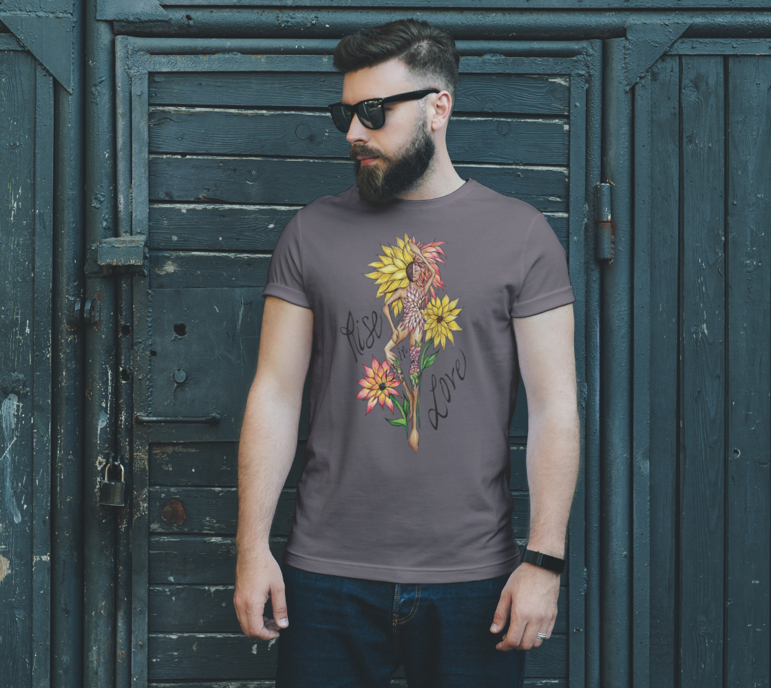 flowers, fashion illustration, figurative art, illustration, t-shirt, tees, crew neck, fall fashion, comfy, casual, fashion art, unisex