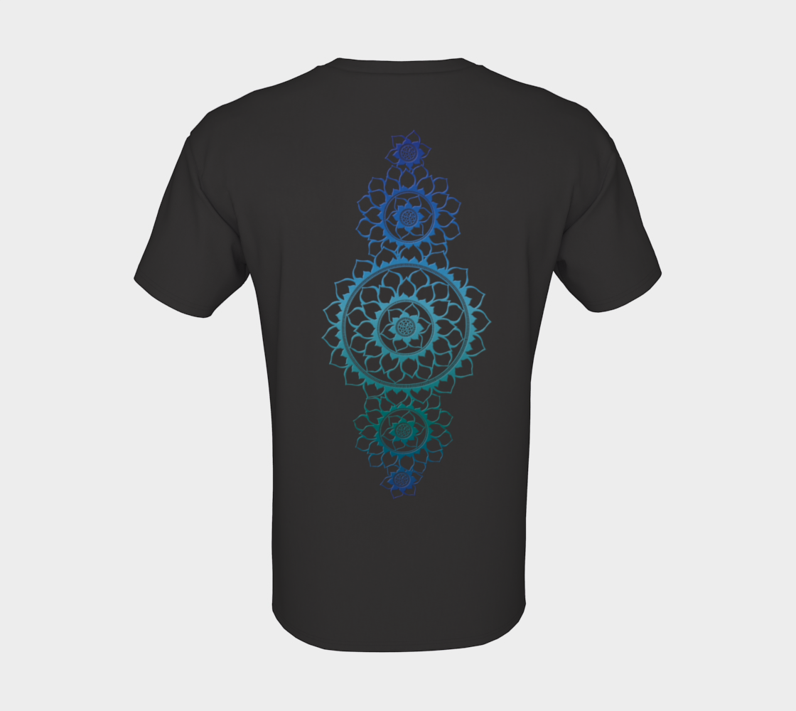 butterfly, animals, blue, mandala, t-shirt, tees, crew neck, fall fashion, winter wear, fashion art, unisex