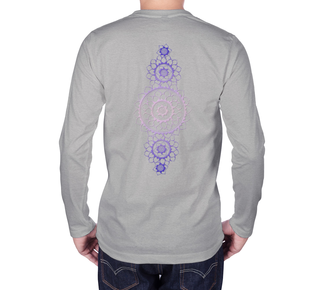 elephant, animals, purple, mandala, crew neck, long sleeve, sweater, fall fashion, winter wear, fashion art, unisex