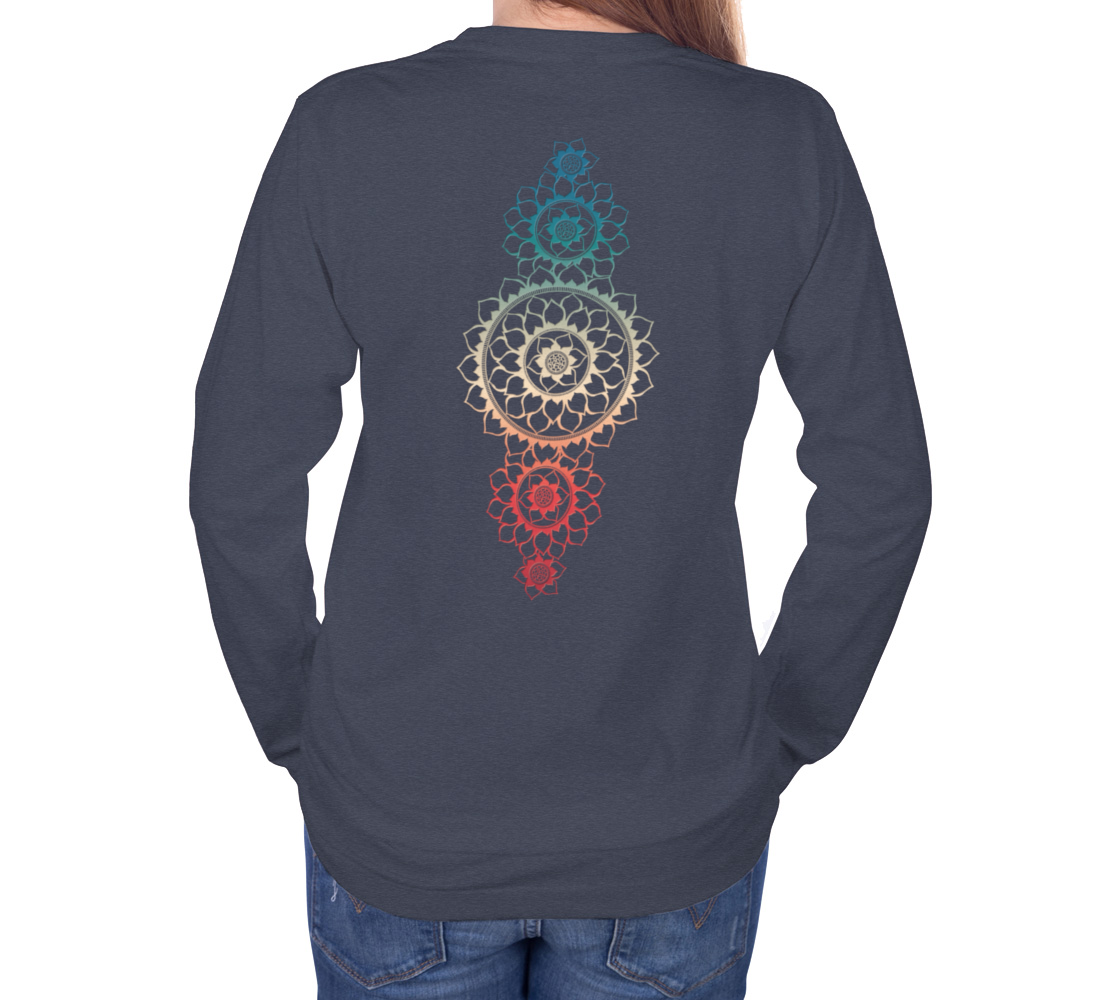 Hamsa, Hamsa Hand, mandala, crew neck, long sleeve, sweater, fall fashion, winter wear, fashion art, unisex